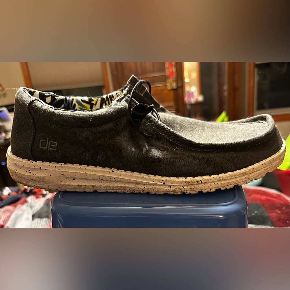 Hey Dude Grey Slip-On Loafers